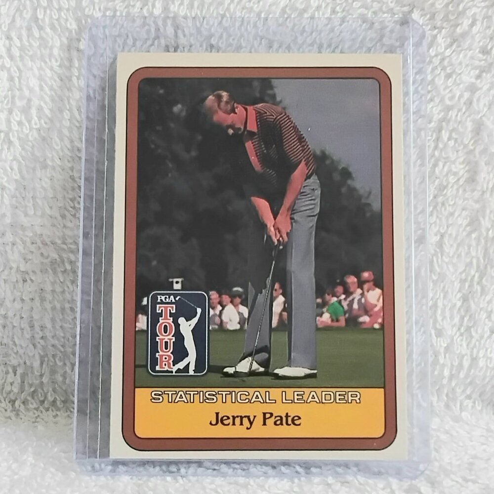 3/$25 E/NM 1981 Donruss Golf Inaugural Jerry Pate Leader PGA Tour Card!!